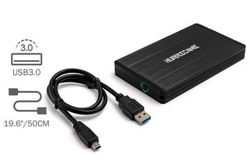 HURRICANE Hurricane 12.5mm GD25650 500GB 2.5" USB 3.0 Externe Aluminium Festpla externe HDD-Festplatte