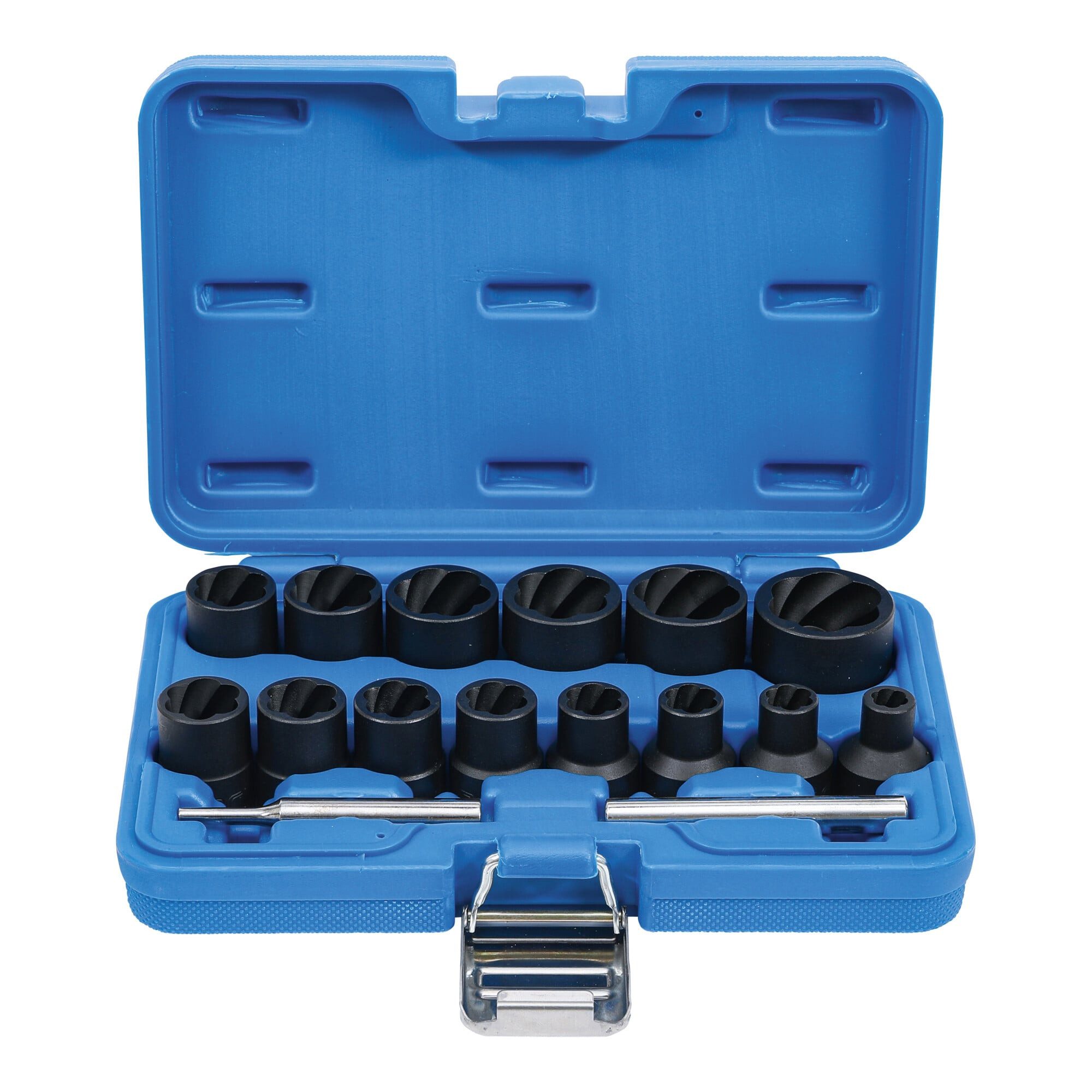 BGS technic Kassettenabzieher BGS Spezial-Steckschlüssel-Einsatz-Satz / Schraubenausdreher Antrieb