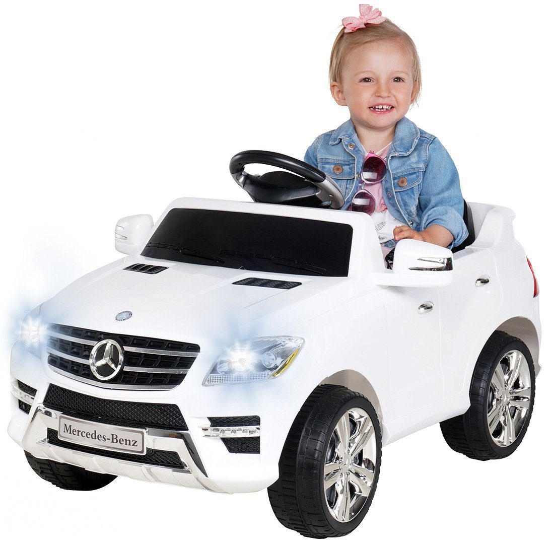 Actionbikes Motors Elektro-Kinderauto elektrisches Kinder Fahrzeug Auto Mercedes  Benz ML 350 Fernbedienung, Belastbarkeit 35 kg, (1-tlg), Kinderelektroauto  - Spielzeug - Bremsautomatik - ab 3 Jahre