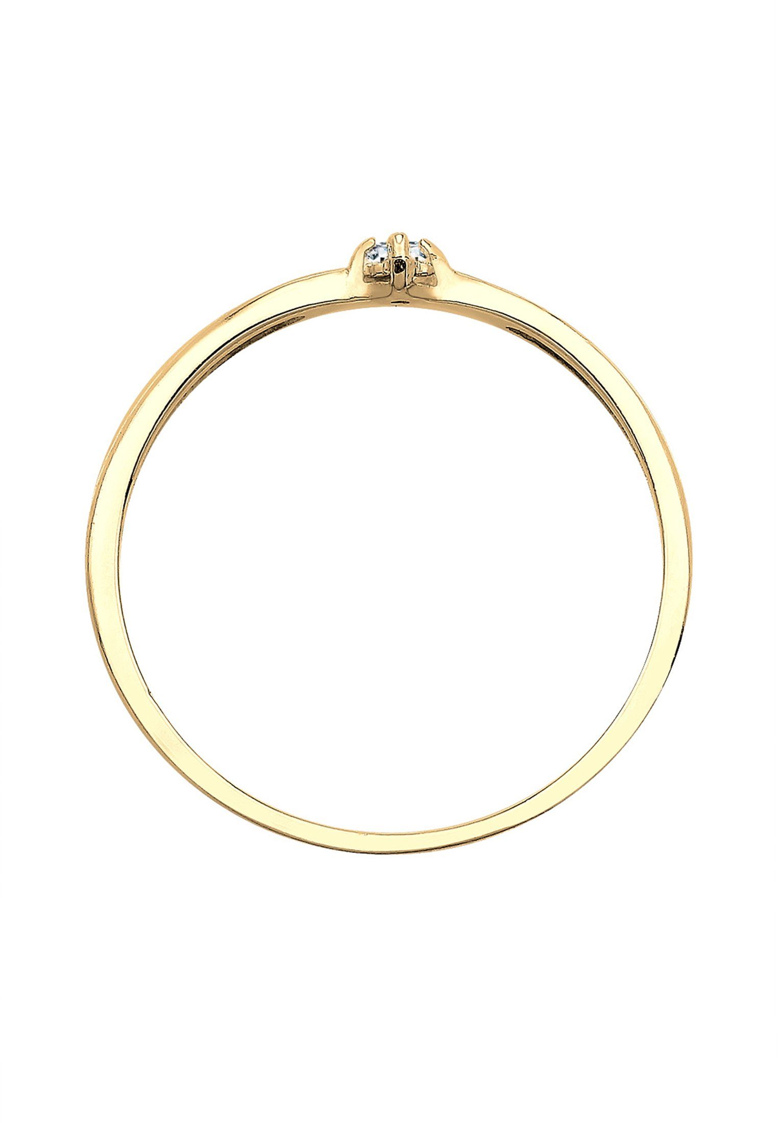 Elli DIAMONDS Verlobungsring Verlobungsring Diamant Brillantschliff (0.03 ct) 585 Gelbgold