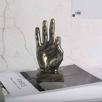 Mrichbez Dekofigur Dekor Handskulptur Dekorationen für Zuhause & Büro (1 St)