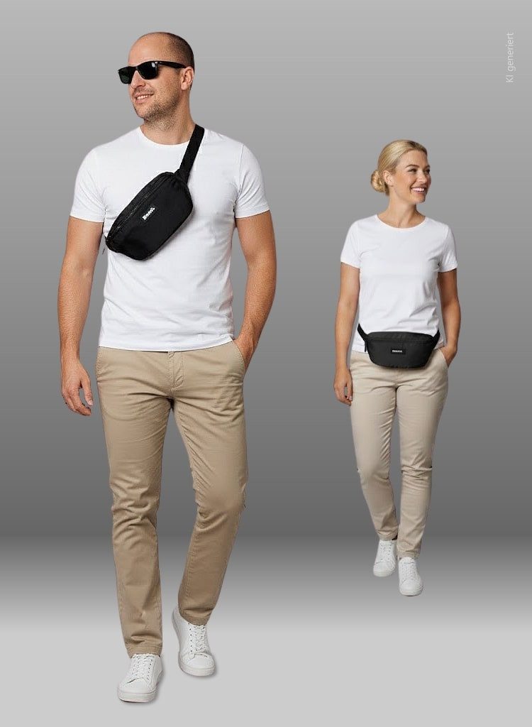 Bench. Bauchtasche Crossbag Hüfttasche Crossover Handtasche Tasche, Wimmerl klein Festivaltasche Handtasche Nova 64217 + Schlüsseletui