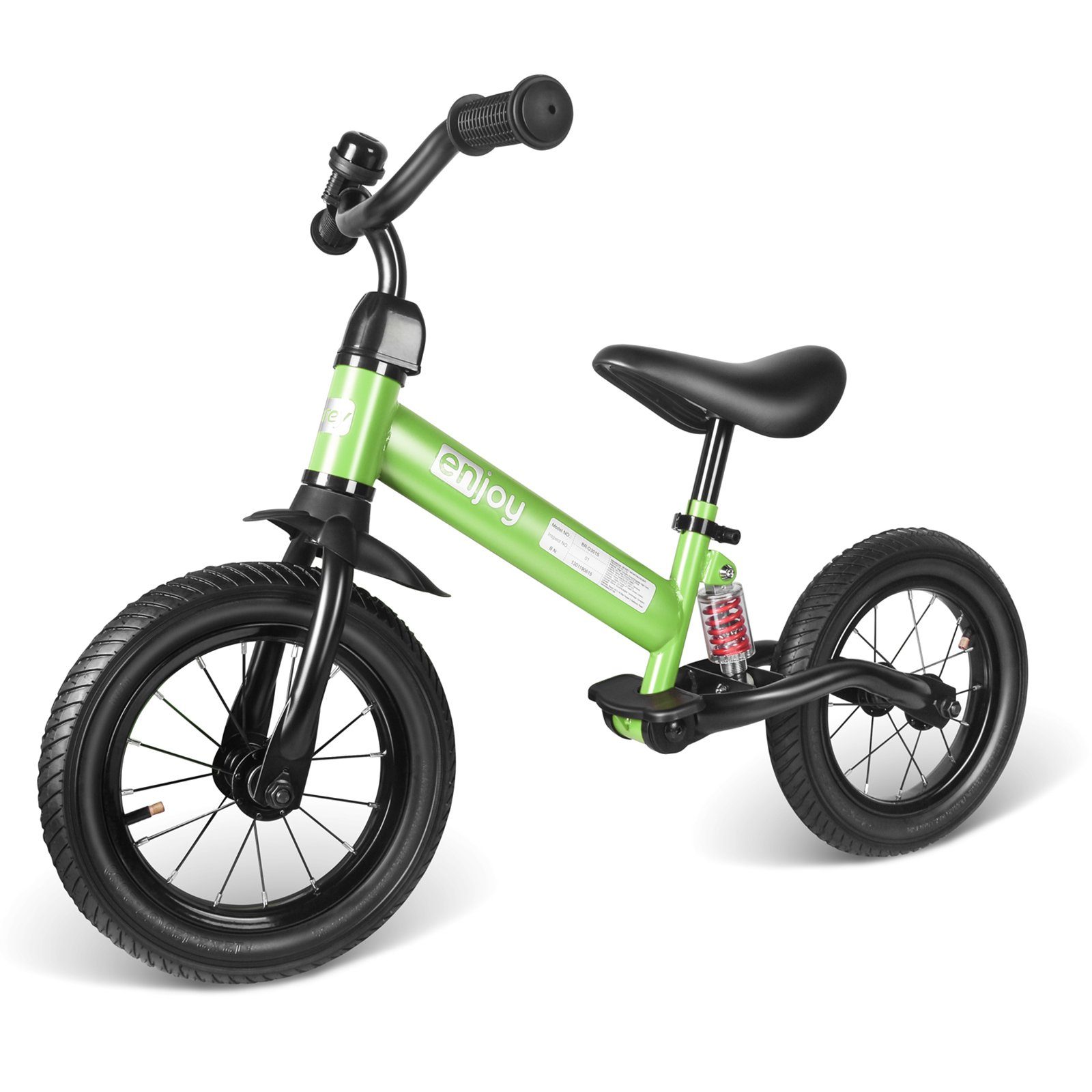 12" Laufrad für Kinder 2-6 Jahre Kinderlaufrad Lauflernrad Balance Bike J5P8 