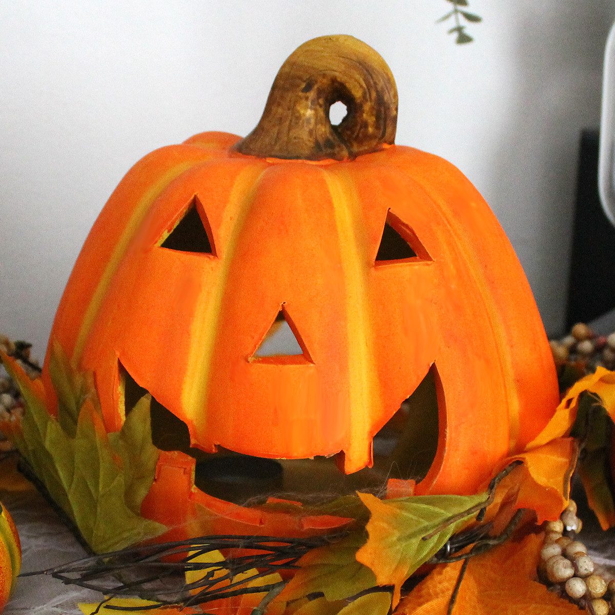 matches21 HOME & HOBBY Dekofigur Kürbis-Laterne als LED Halloween-Deko Wind günstig online kaufen