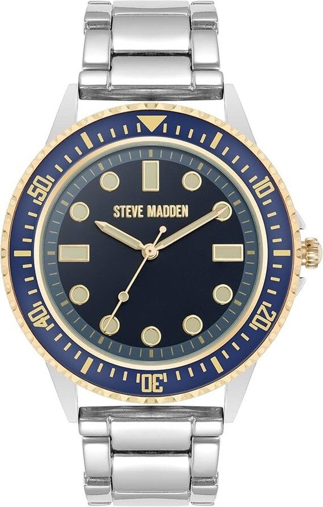 STEVE MADDEN Sportuhr Analoguhr SM-9102BLSV