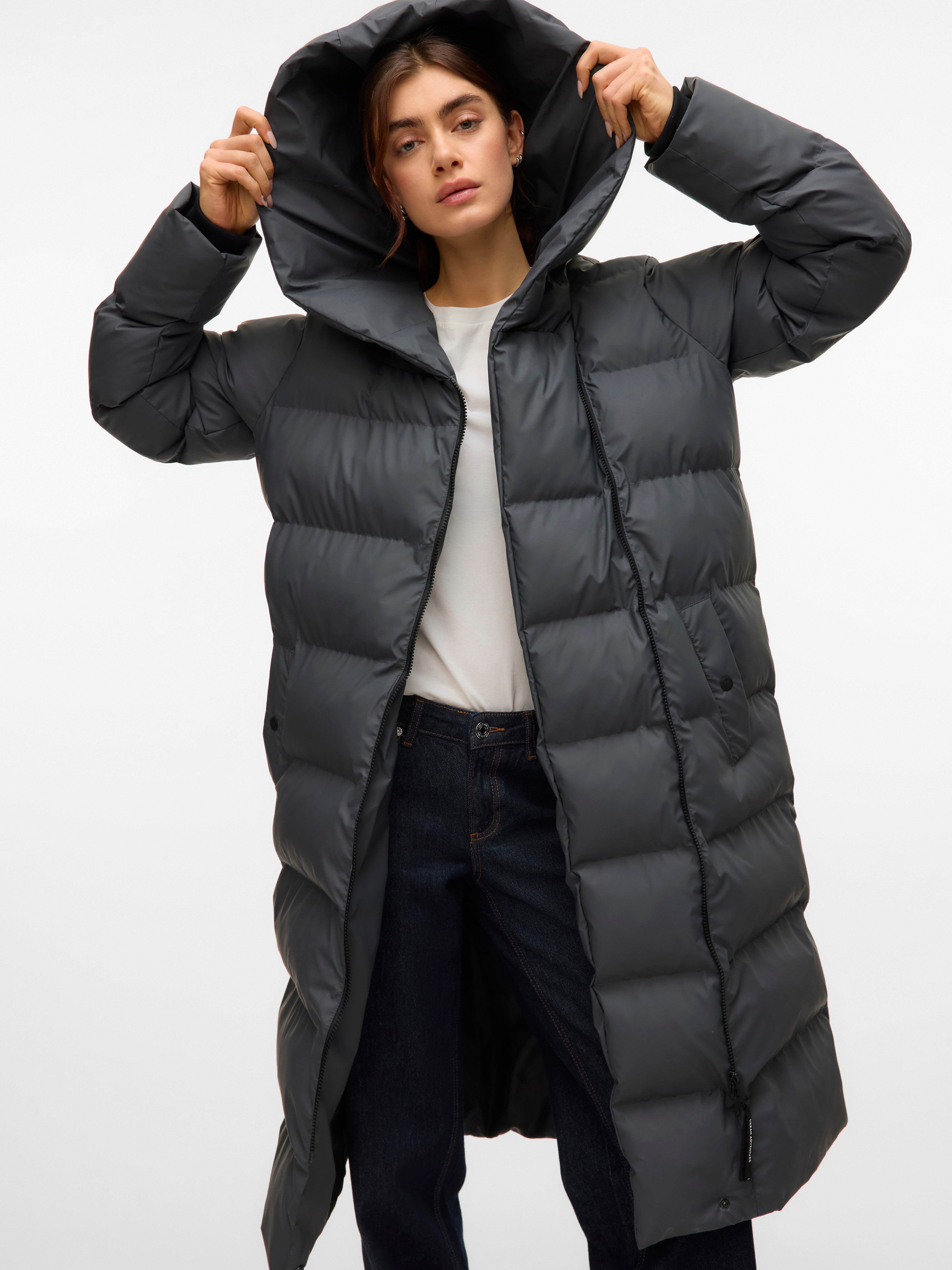 Vero Moda Steppmantel VMMIRIAM LONG COATED COAT BOO günstig online kaufen