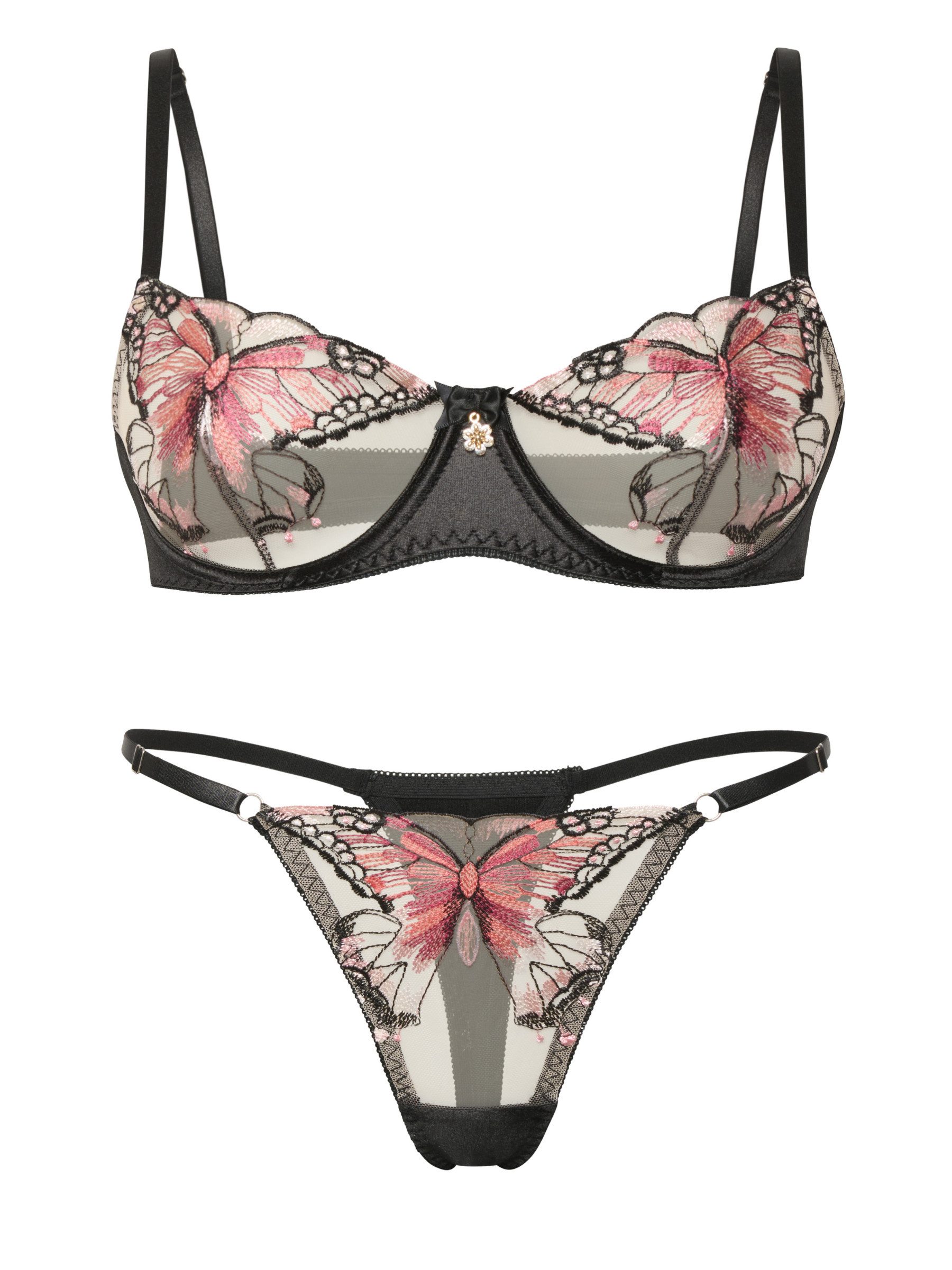 Orchibelle Set: Bügel-BH Elegantes Dessous-Set mit feiner Stickerei – Damen günstig online kaufen