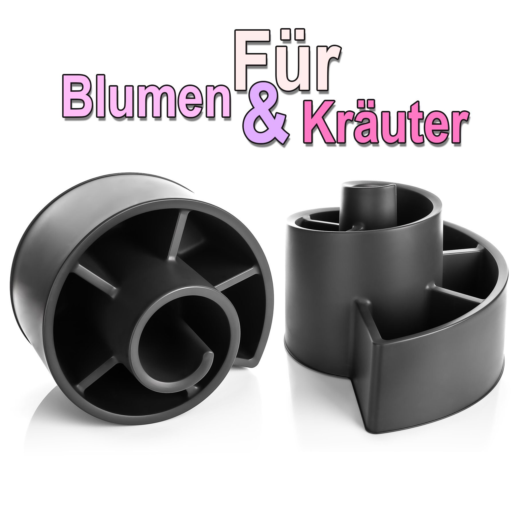 BigDean Kräuterspirale Blumentreppe aus Kunststoff in günstig online kaufen