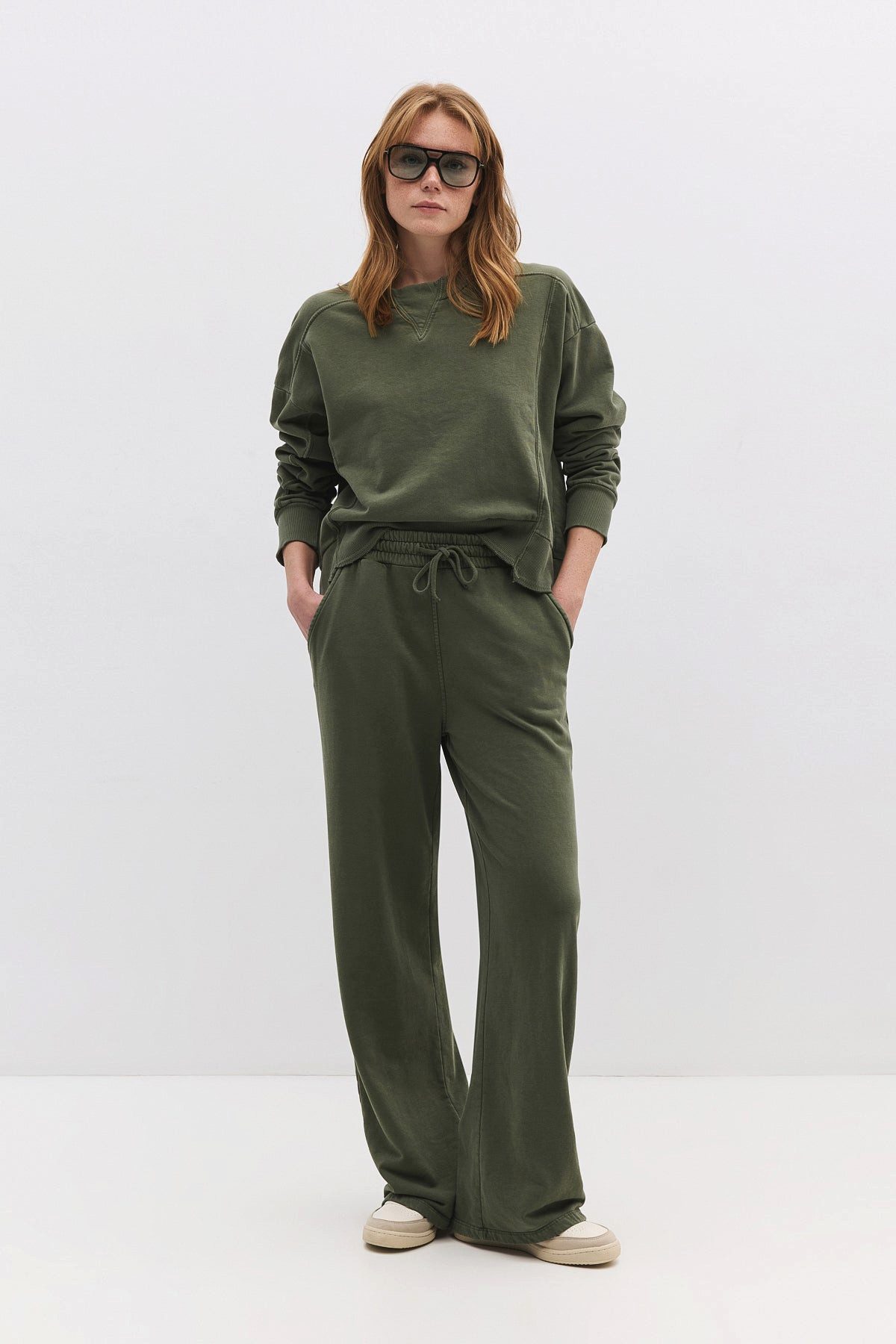 No Matter What Sweatponcho Hose mit weitem Bein und elastischem Bund günstig online kaufen