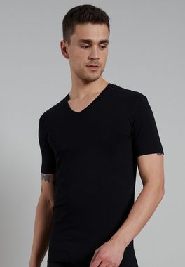 CECEBA Unterziehshirt CECEBA Herren Shirt schwarz uni (1-St)