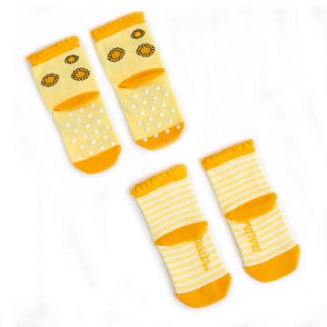 MILK&MOO Socken Milk&Moo Buzzy Bee und Chancin Mutter-Kind Socken Set (1-Paar)