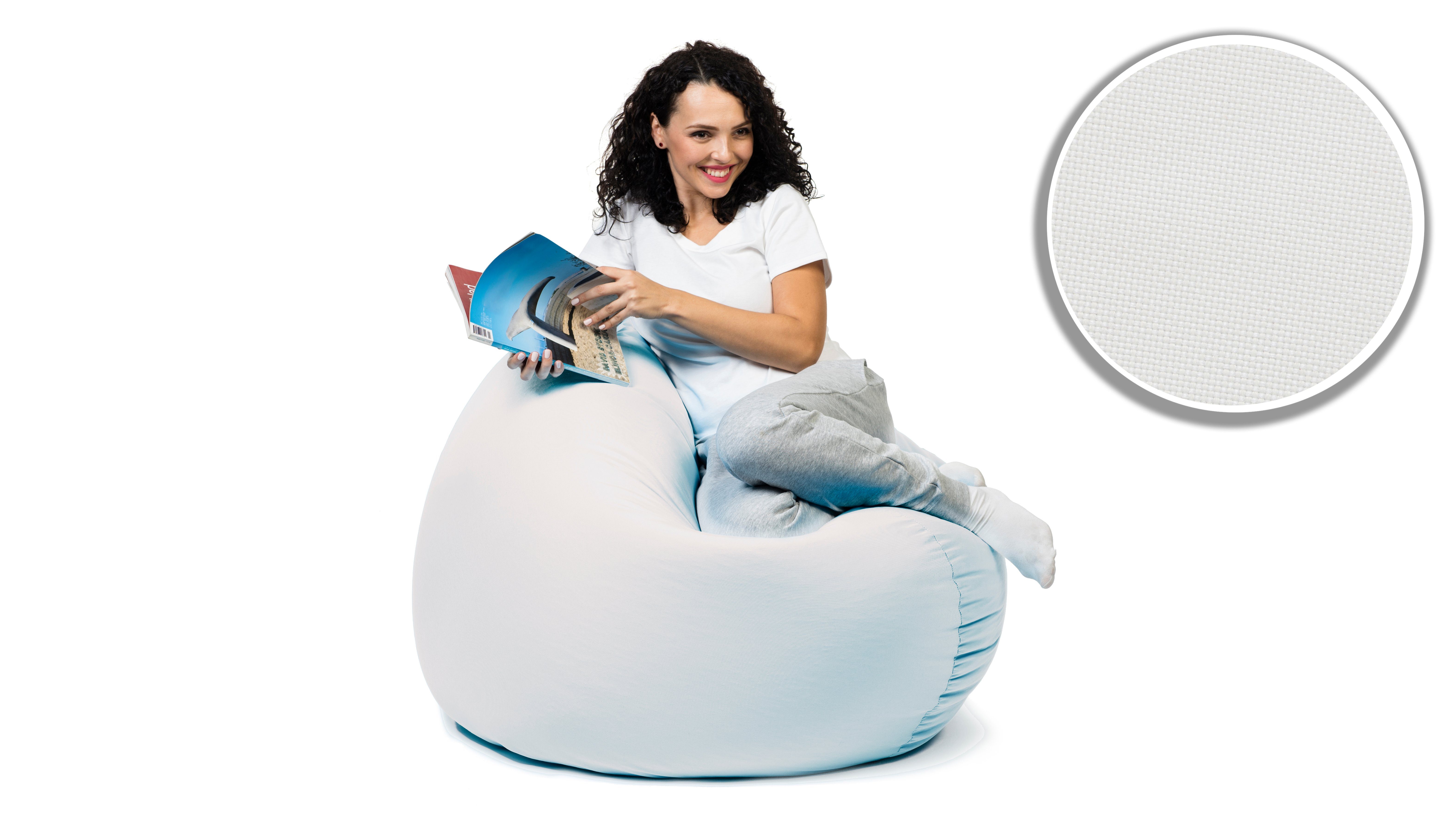 sunnypillow Sitzsack mit Styropor Füllung Outdoor & Indoor für Kinder und Erwachsene – Bild 5 von 5