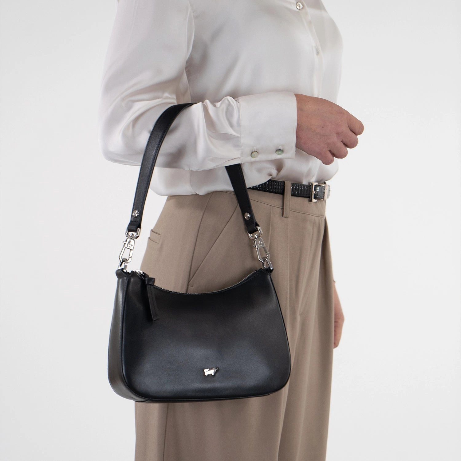Braun Büffel Umhängetasche HANNA CLASSIC Minibag schwarz