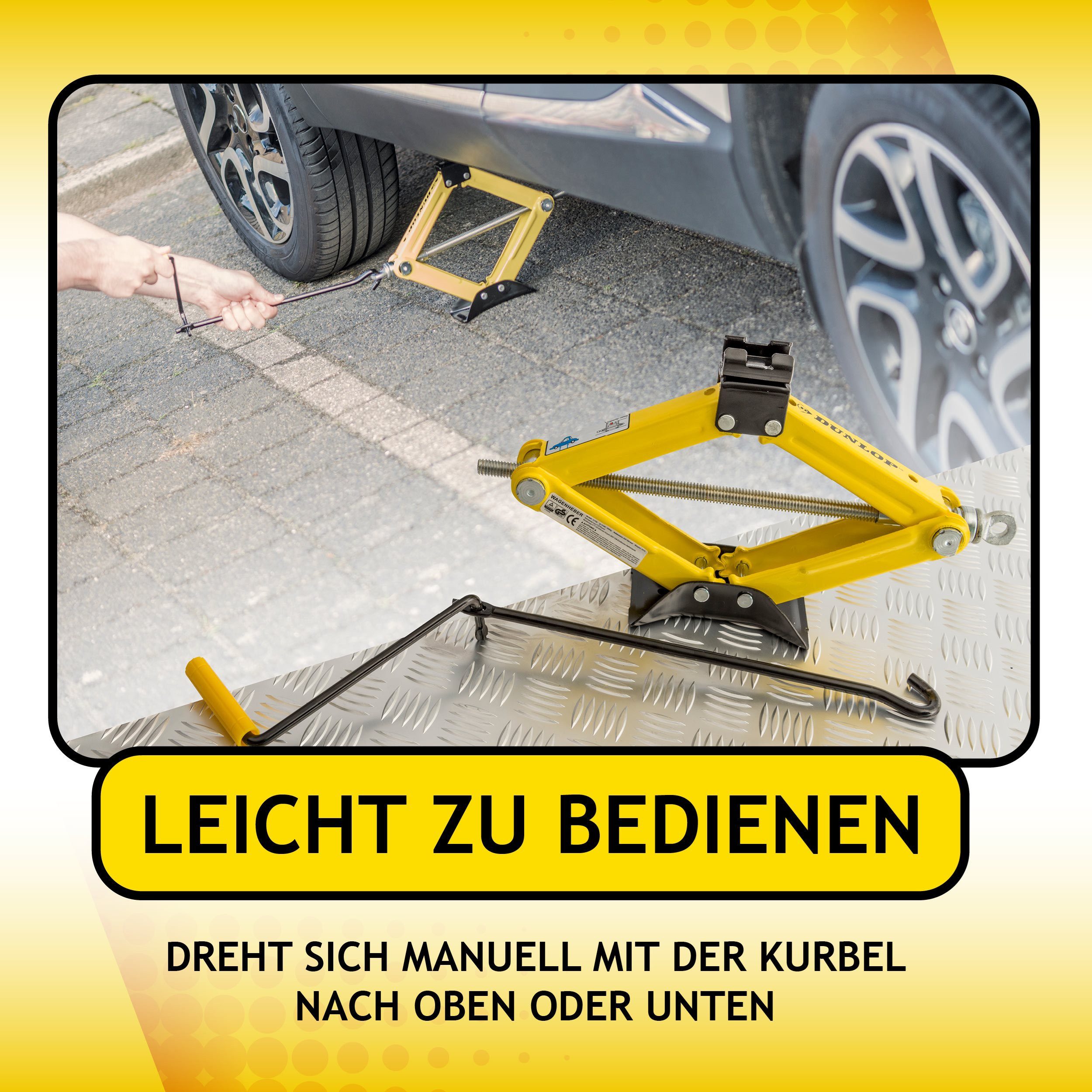 Dunlop Unterstellbock Dunlop Wagenheber 1,5 T