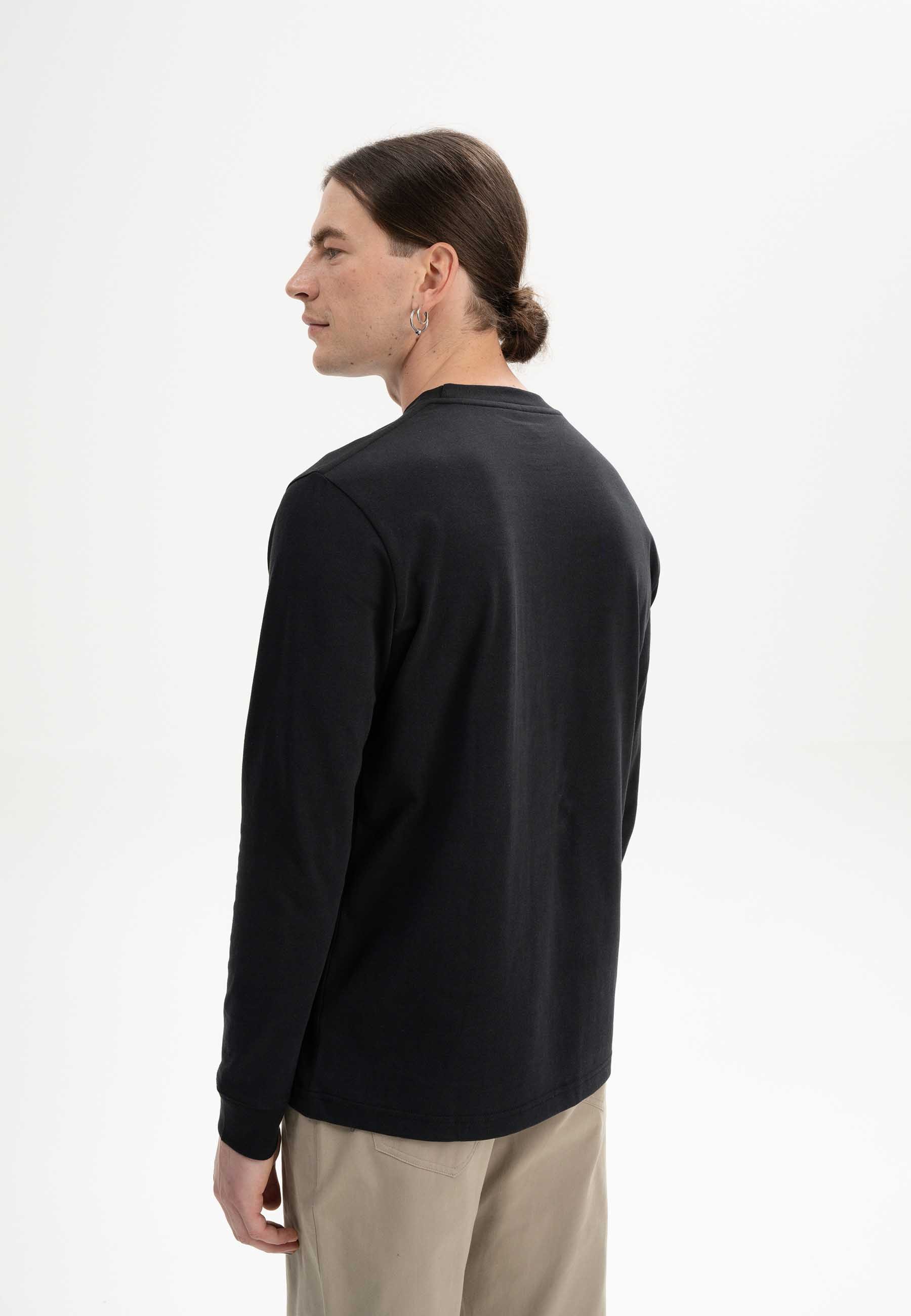MELA Langarmshirt Langarmshirt TEJAS Rippbündchen günstig online kaufen