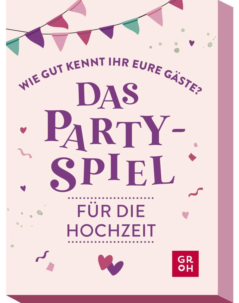 groh Verlag Fotoalbum Wie gut kennt ihr eure Gäste? Das Partyspiel für die Hochzeit