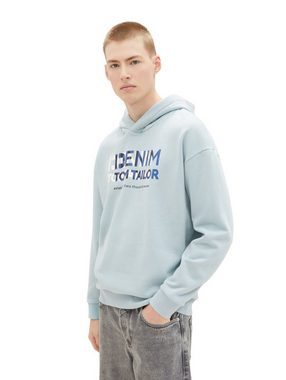 TOM TAILOR Denim Sweatshirt relaxed hoodie with print