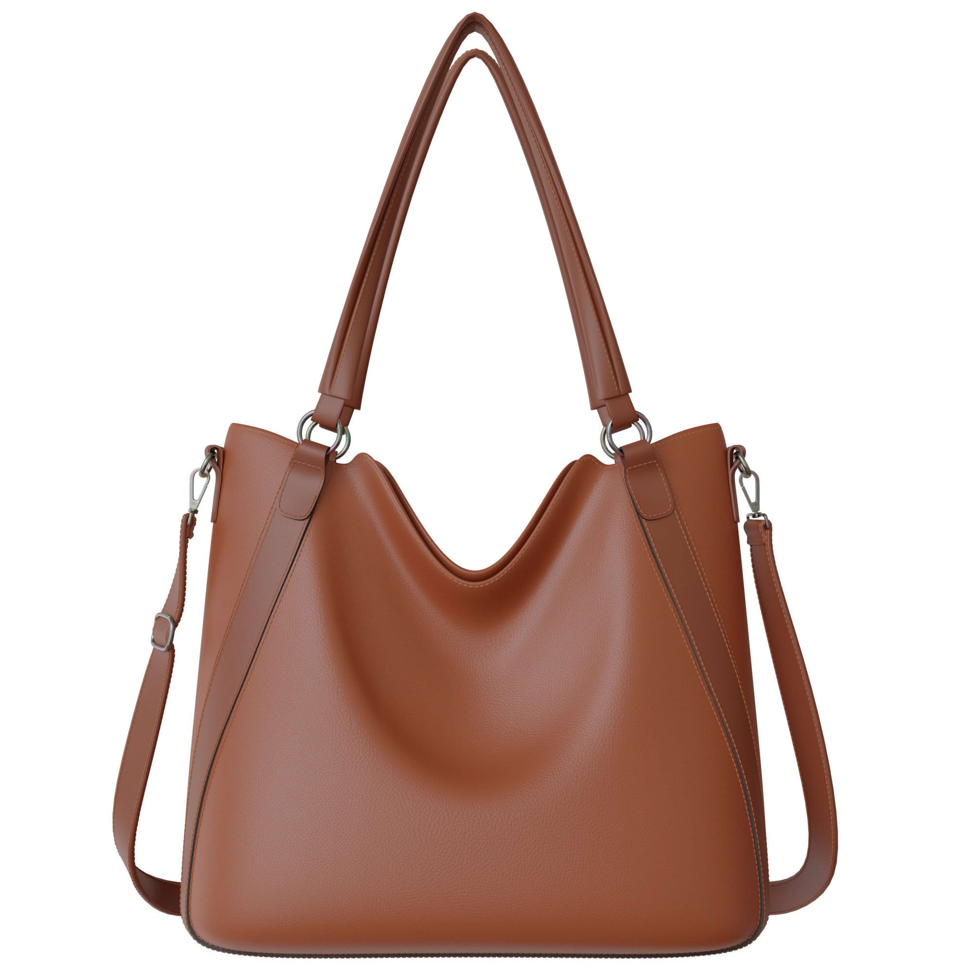 KMISSO Umhängetasche Damen Vegane Сумки для покупок Tasche Hobo Bag Umhänge Tasche Veganes Leder 3067 (1-tlg), im eleganten Look