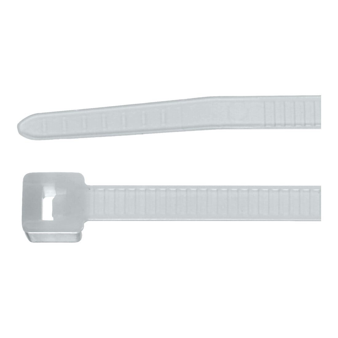 HellermannTyton Kabelbinder Hellermanntyton Kabelbinder-Set T-Tie, weiß, 100-teilig, Breite: 2,5 m