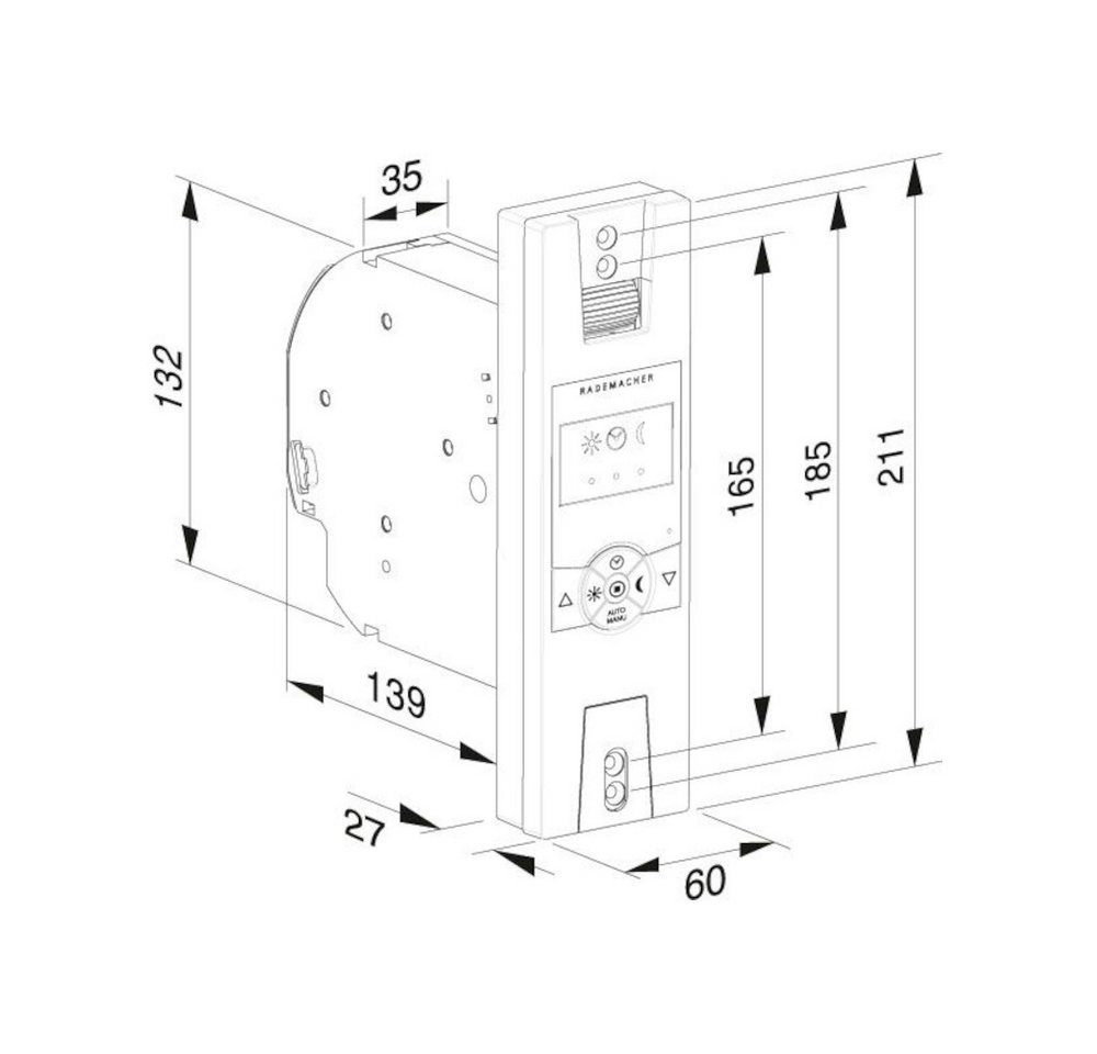 Thumbnail - Rademacher Rollladengurt-Antrieb Rademacher RolloTron Standard Minigurtband 1340, ultraweiß, 14154519