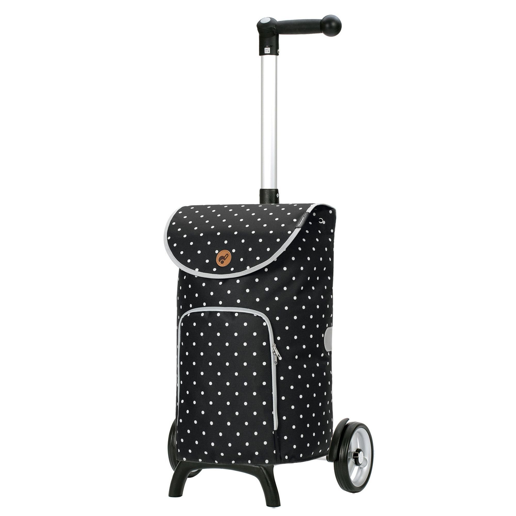 Andersen Einkaufstrolley Unus Shopper, 45 l, Reflektoren schwarz