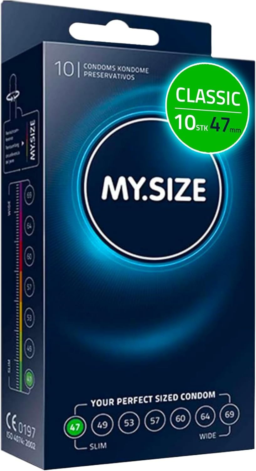 MY.SIZE Kondome individuelle Größe 47-69mm, MY.SIZE Kondome, transparentes Naturkautschuklatex