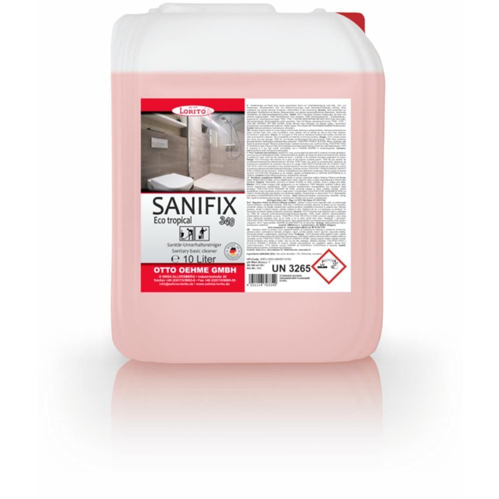 Lorito Lorito Sanifix Sanitärreiniger Kalklöser Kalkentferner Tropical 10L Kalklöser