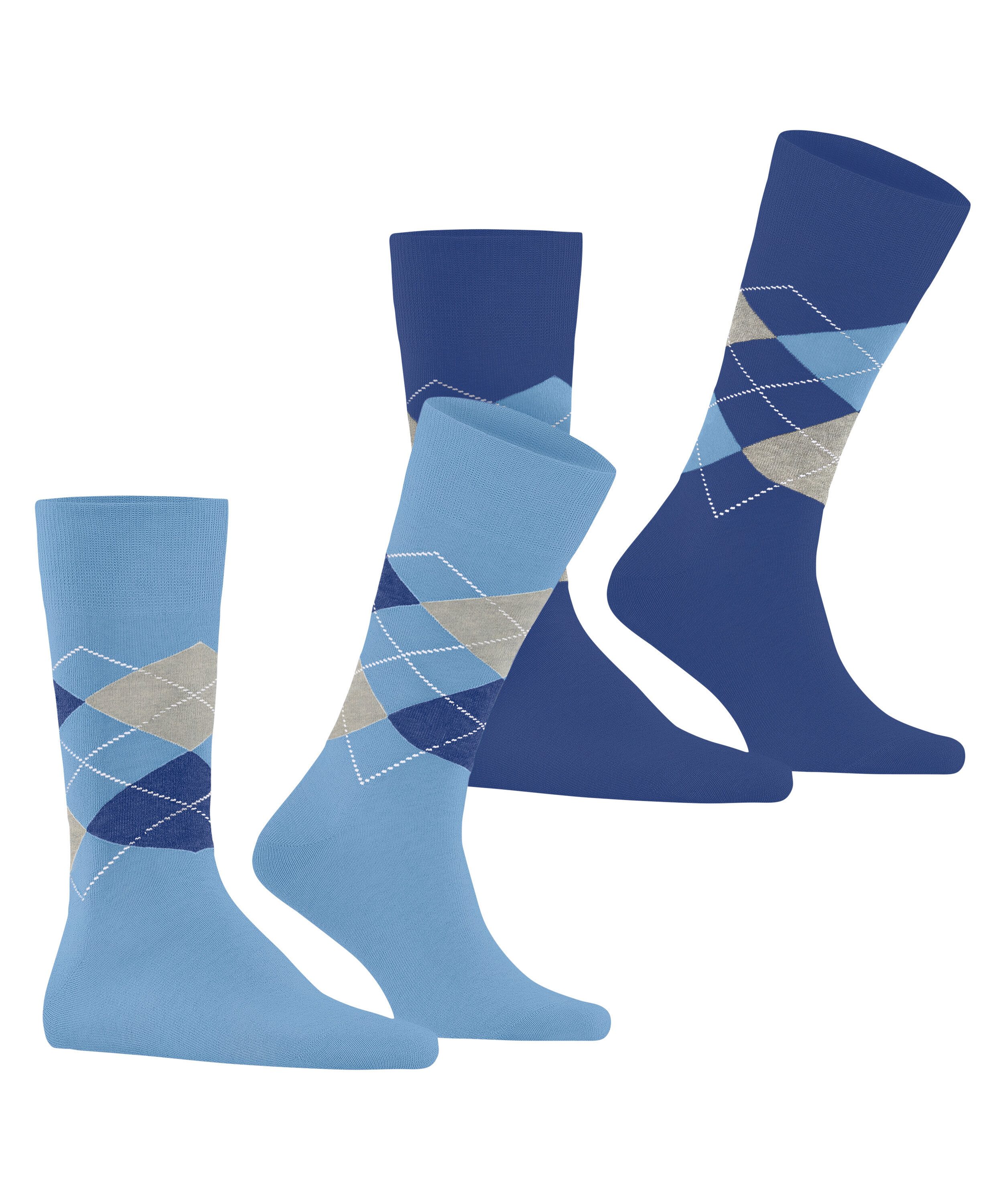 Burlington Socken Burlington Everyday Argyle Herren (2-Paar) – Bild 2 von 5
