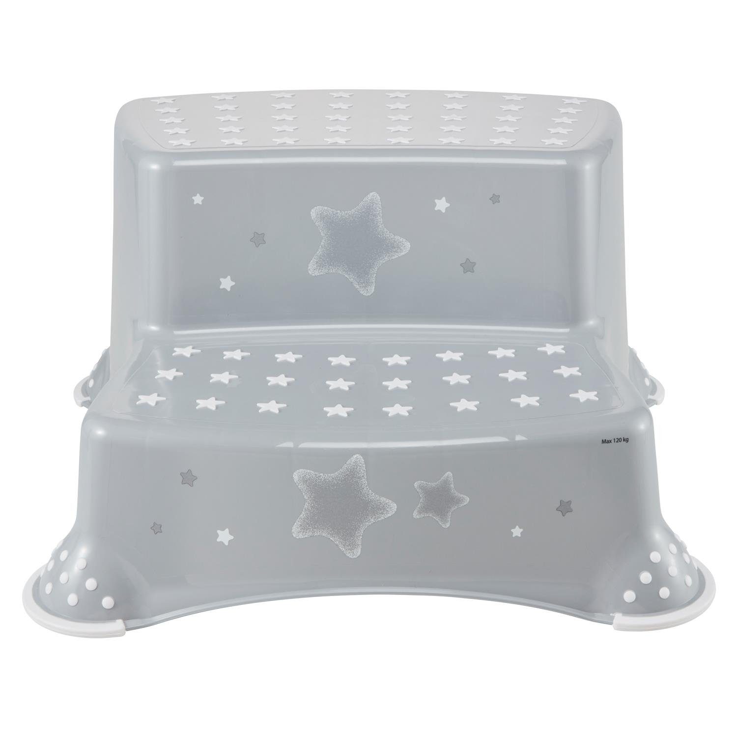 keeeper kids Tritthocker igor , stars, , zweistufig, grau