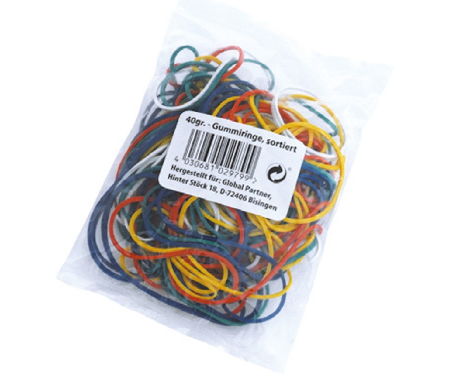 Global Partner Kugelschreiber Gummiringe, sortiert, (0-tlg)