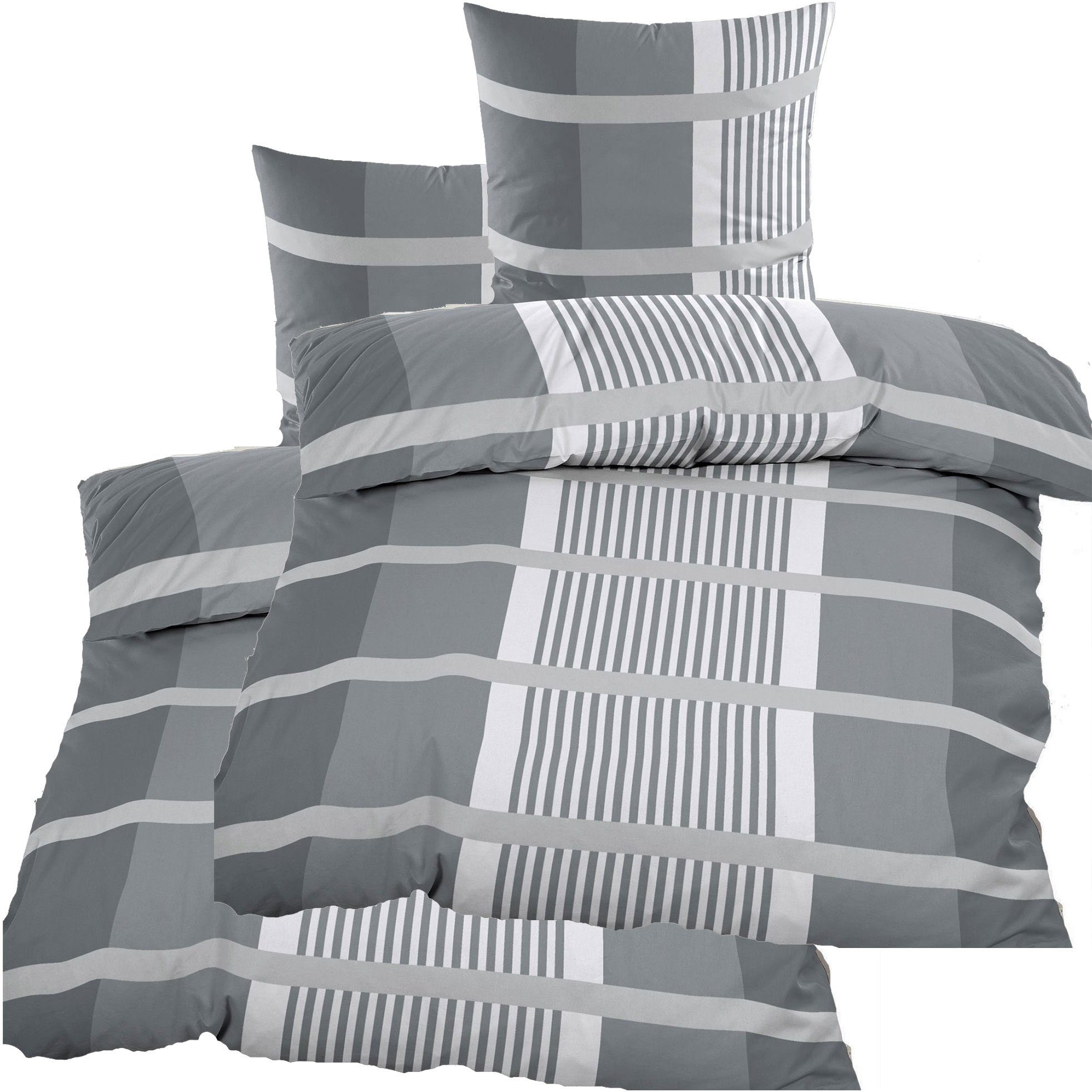 KH-Haushaltshandel Bettwäsche Bettwäsche Biber Winter Bettwäsche 2x(135 x 2 günstig online kaufen