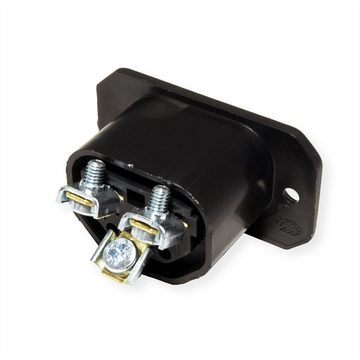 Bachmann Kaltgerätedose IEC320 C13 Stromadapter, 0 cm, mit Schraubanschlüssen schwarz