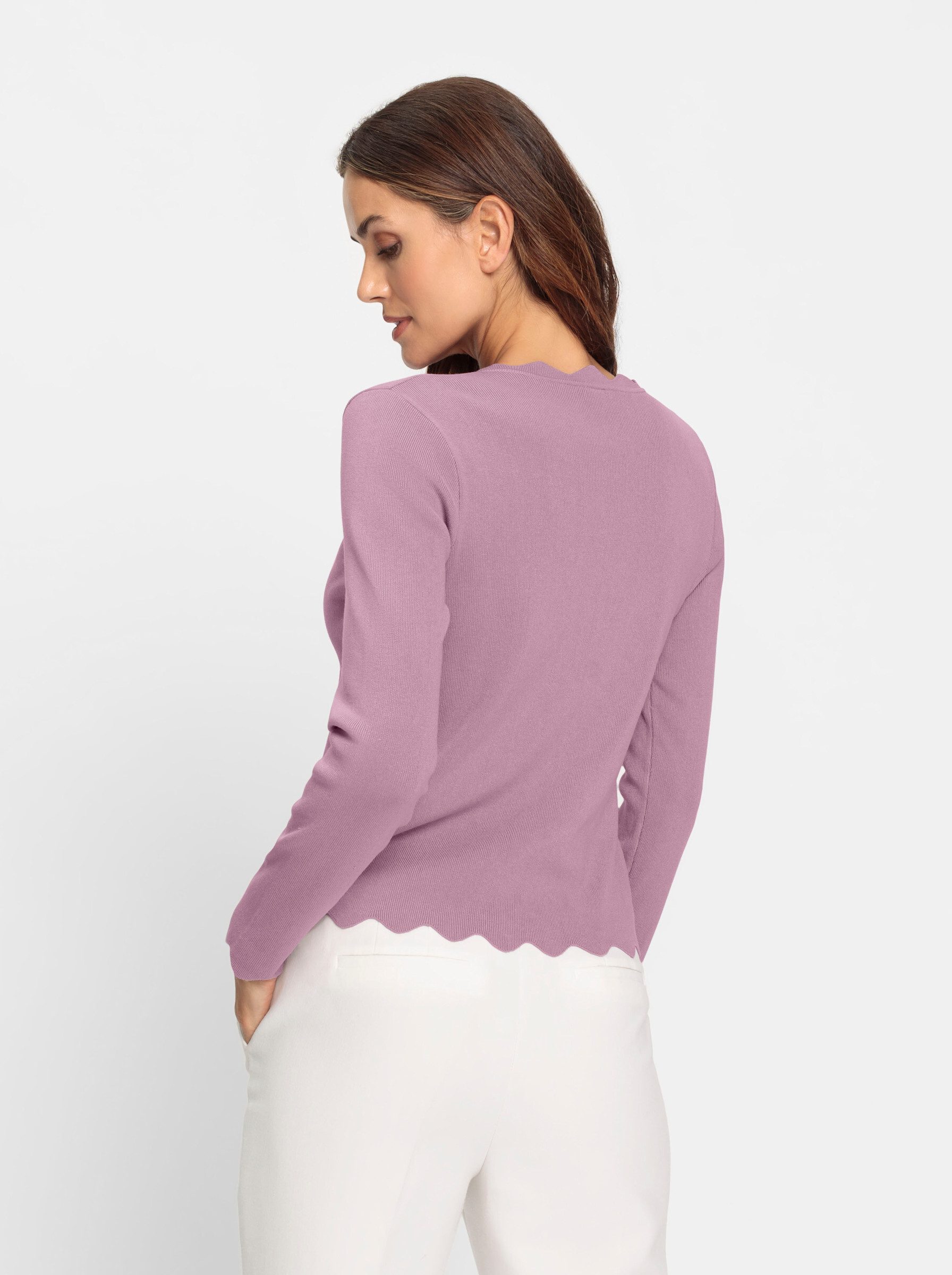 heine Strickpullover Feinstrickpullover Langarm Feinstrick