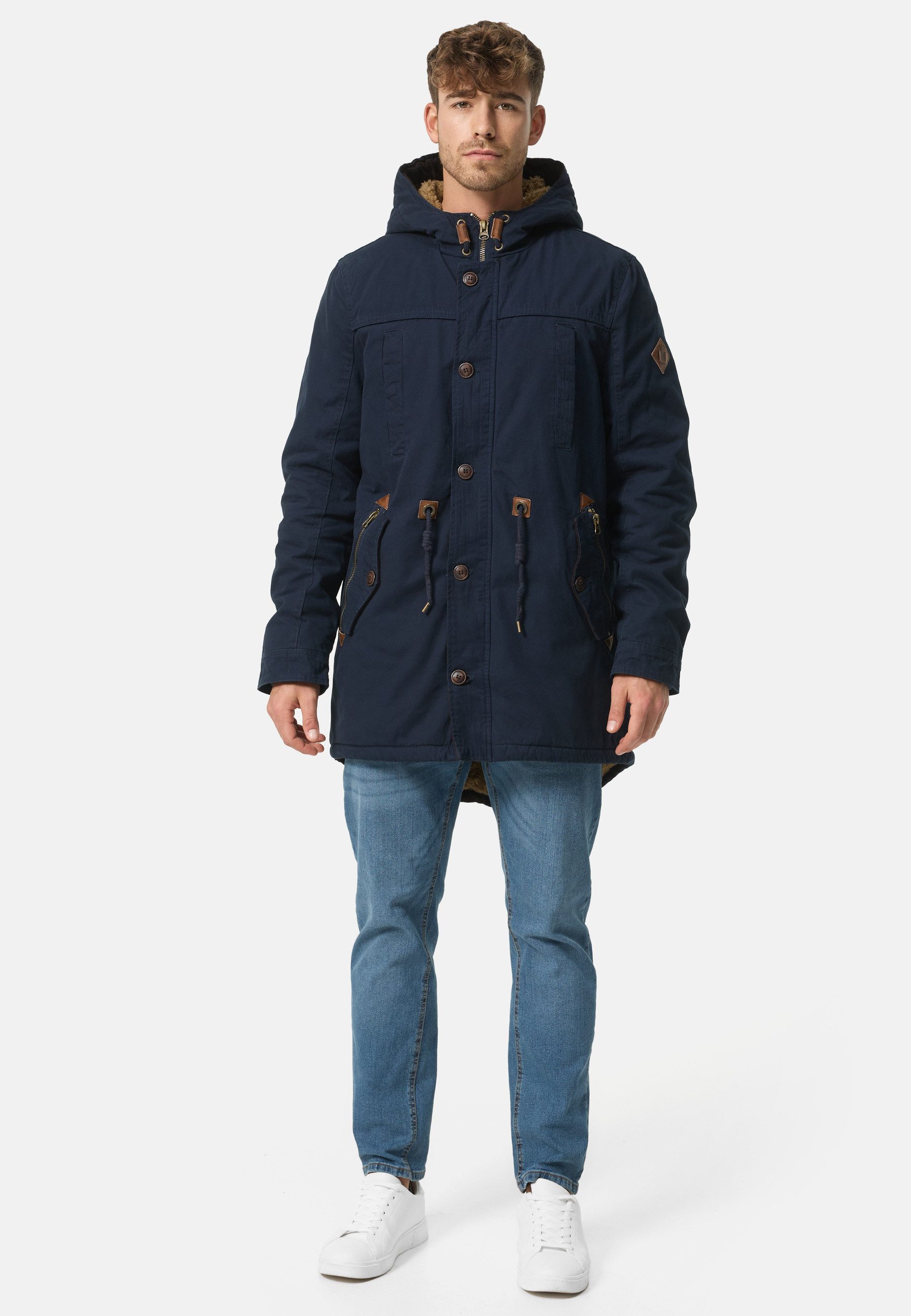 Indicode Winterjacke Herren Barge Jacke Winter Herrenjacke