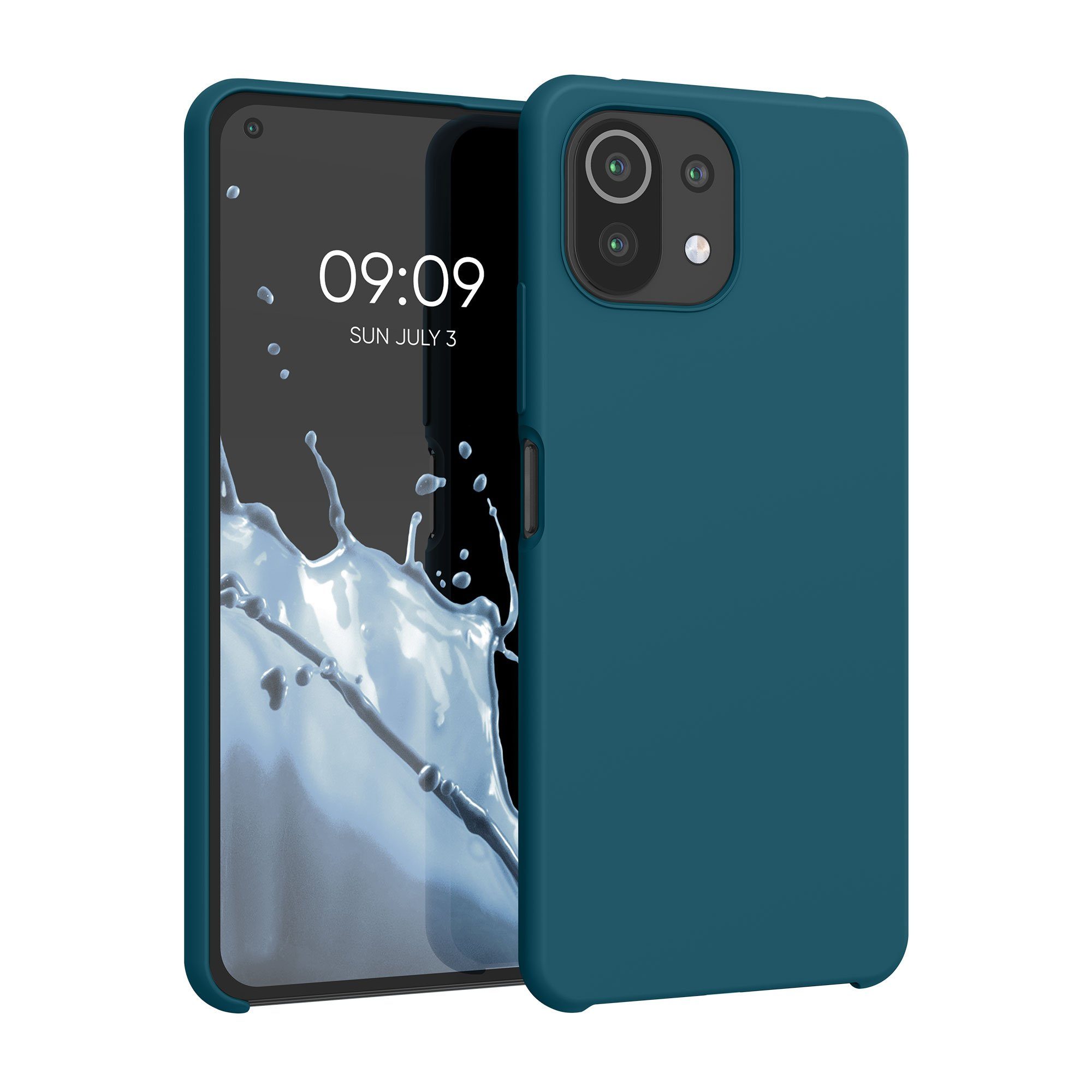 kwmobile Handyhülle Handyhülle für Xiaomi 11 Lite (5G) NE / Mi 11 Lite (5G) Hülle, Weiches Handy Silikon Case - Schutzhülle Cover
