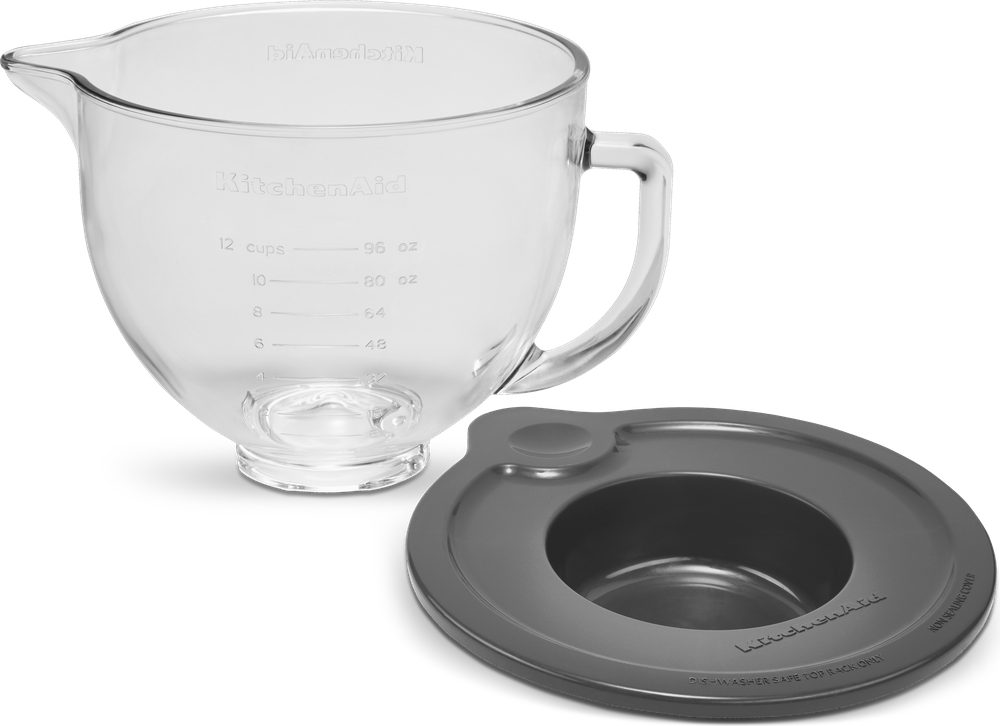 KitchenAid Küchenmaschine 5KSM125EBM SCHWARZ MATT, 300 W, 4,8 l Schüssel, Gratis Fleischwolf, Schüssel, Spritzgebäckvorsatz (Wert: ca.238,- UVP) – Bild 3 von 5