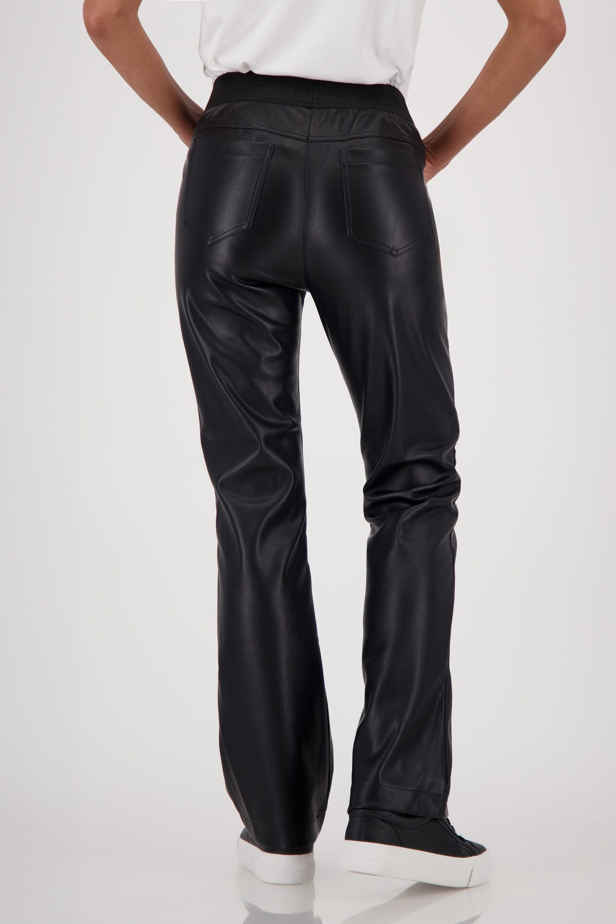 Monari Lederimitathose mit elastischem Bund günstig online kaufen