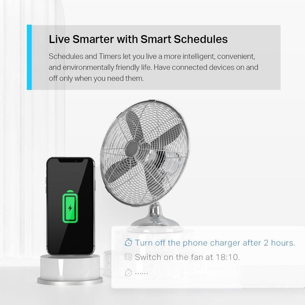 tp-link Tapo P115 Smart-Home-Zubehör, Smarte WLAN-Steckdose mit Verbrauchsanzeige App-Steuerung – Bild 5 von 5