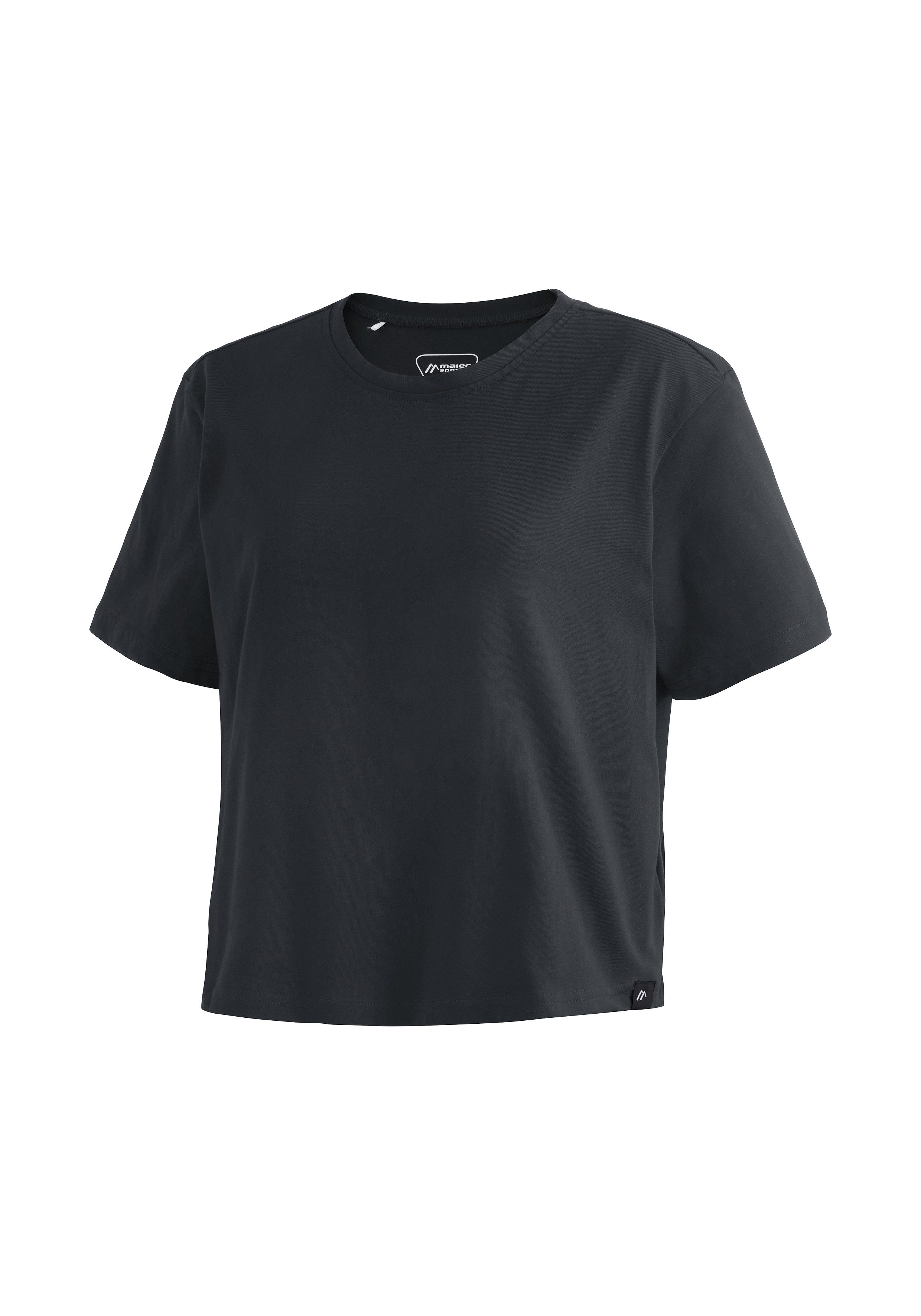 Maier Sports T-Shirt MS FAV Tee Cropped W Damen Crop Shirt