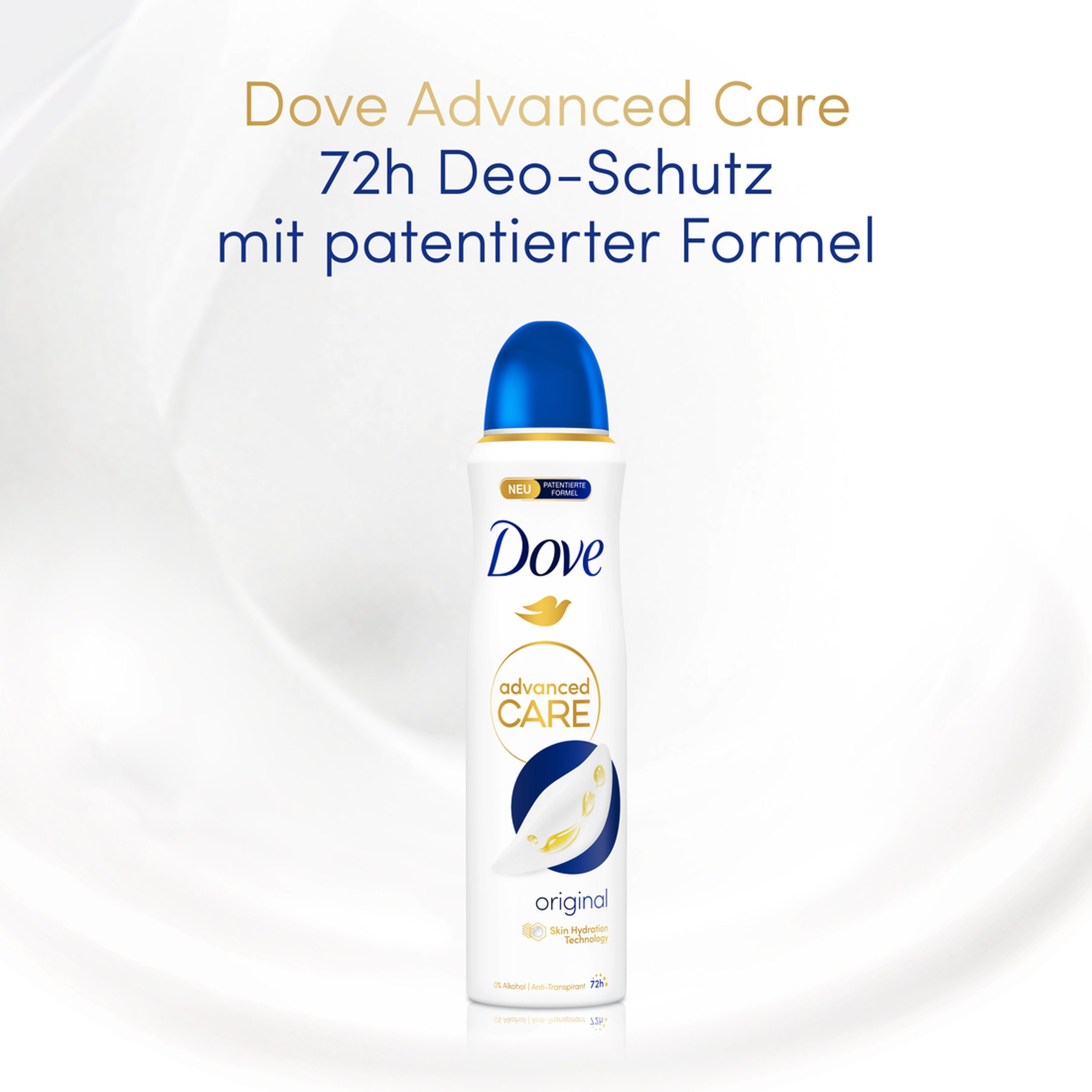Dove DOVE Care 6x Advanced Anti-Transpirant Deo-Set Deo-Spray 150ml Original