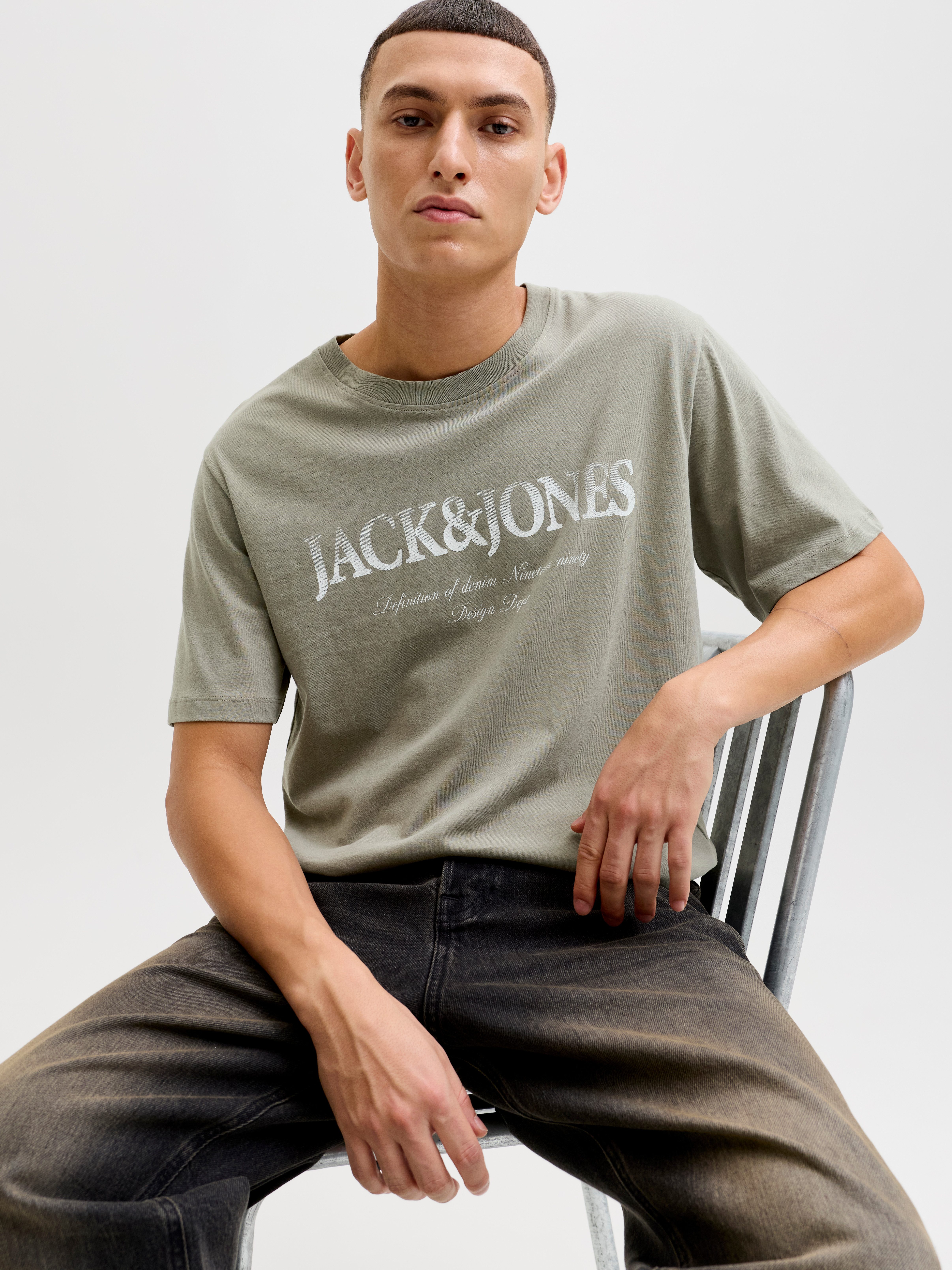 Jack & Jones Rundhalsshirt JJDEVIN DAYTONA PRINT TEE SS CREW NECK günstig online kaufen
