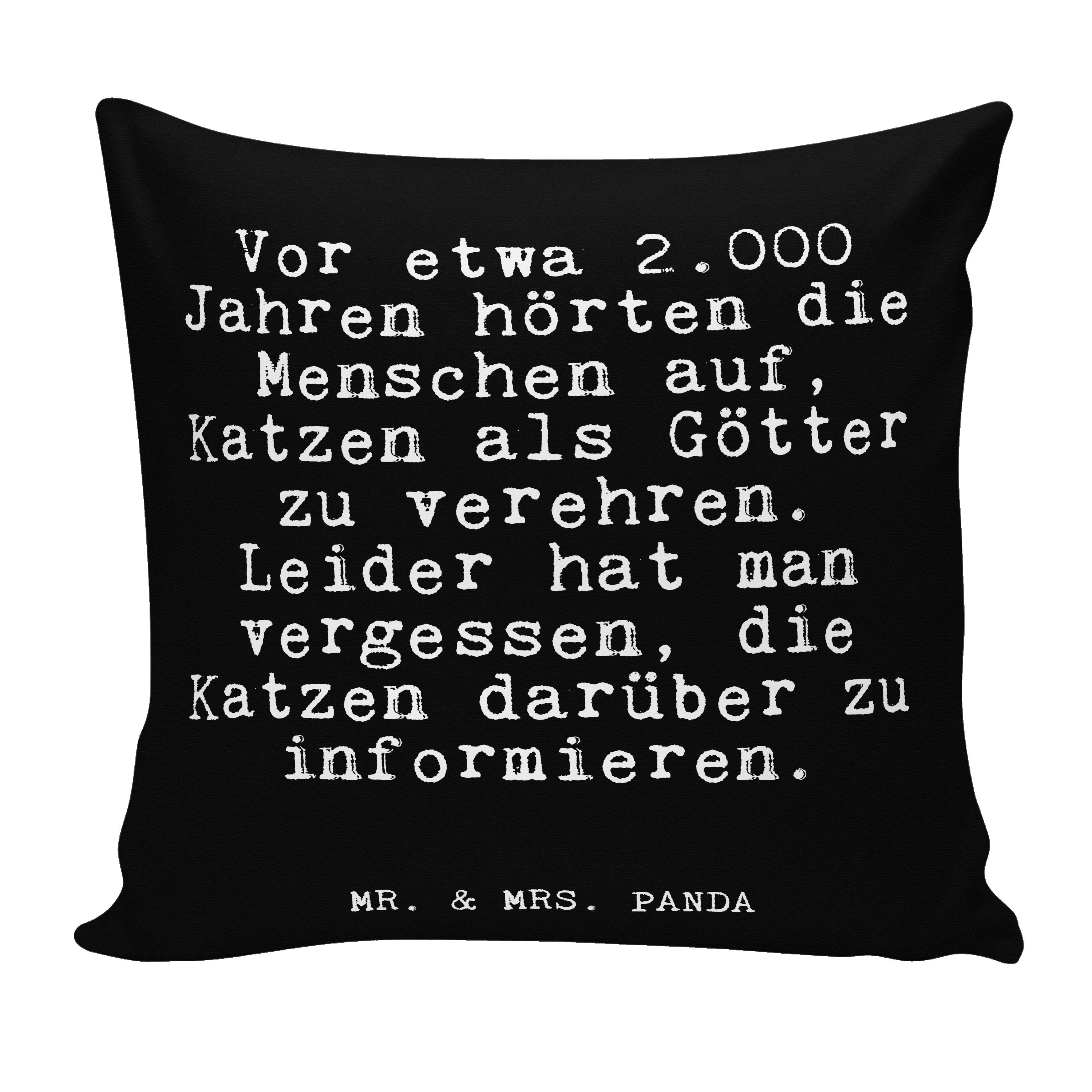 Mr. & Mrs. Panda Dekokissen »Vor etwa 2.000 Jahren... Schwarz