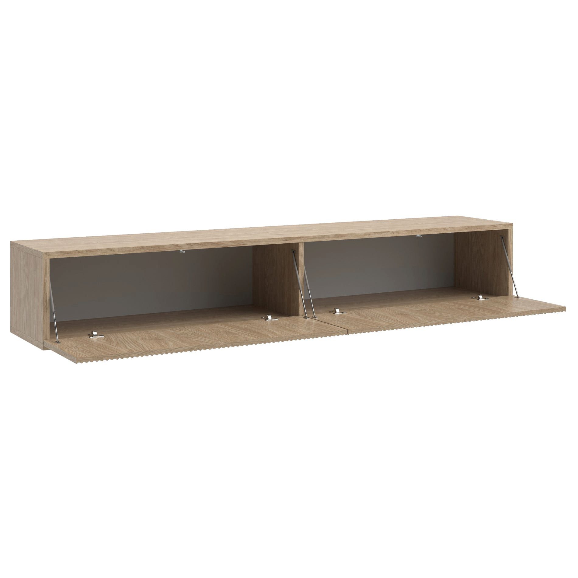 Selsey TV-Schrank Nolie Hängend, 2-türig, mit Lamellenfronten – Bild 4 von 5