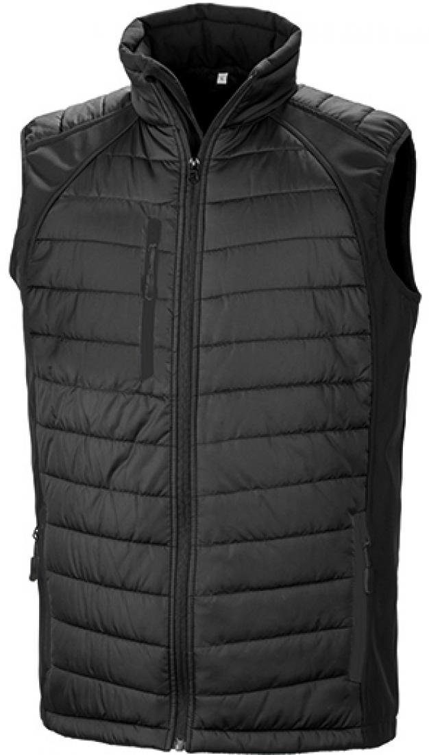 Result Funktionsweste Herren Black Compass Softshell Gilet