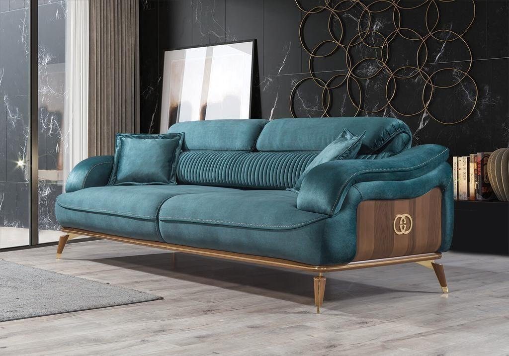 Sitz, Teile, Sofa Dreisitzer Polster Sofa Europa Made JVmoebel Modern Wohnzimmer Einrichtung Couch 1 in