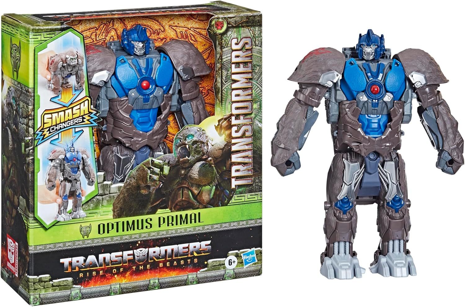 Actionfigur Transformers Aufstieg der Bestien, Smash Changer Optimus Primal
