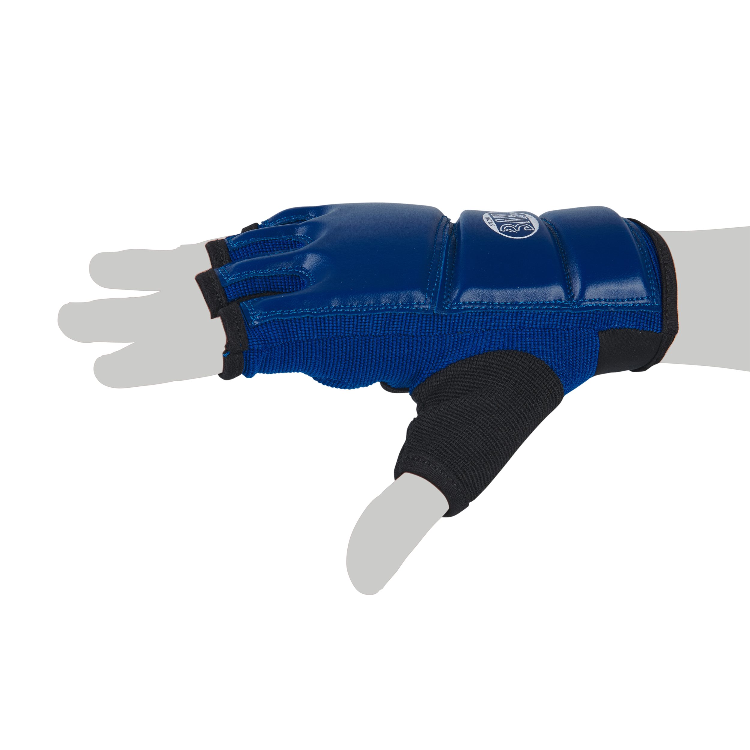 BAY-Sports MMA-Handschuhe Touch Krav Maga MMA Wing Tsun Handschutz Handschützer Faustschutz blau (Paar, Handschuhe), XXS - XXL, Erwachsene und Kinder, Leichtes Einsteigermodell