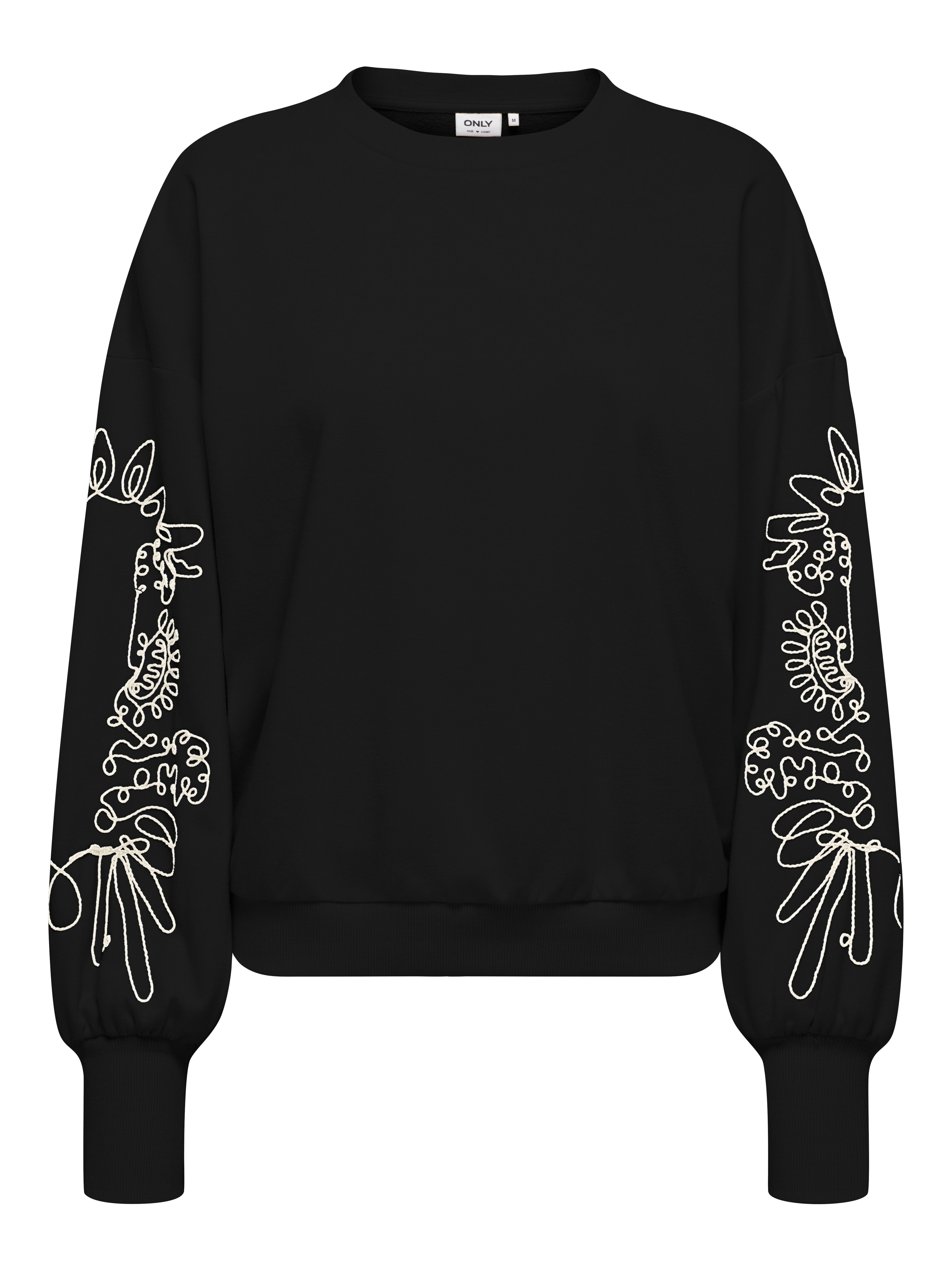 ONLY Sweatshirt ONLBROOKE L/S O-NECK DETAIL SWT NOOS günstig online kaufen