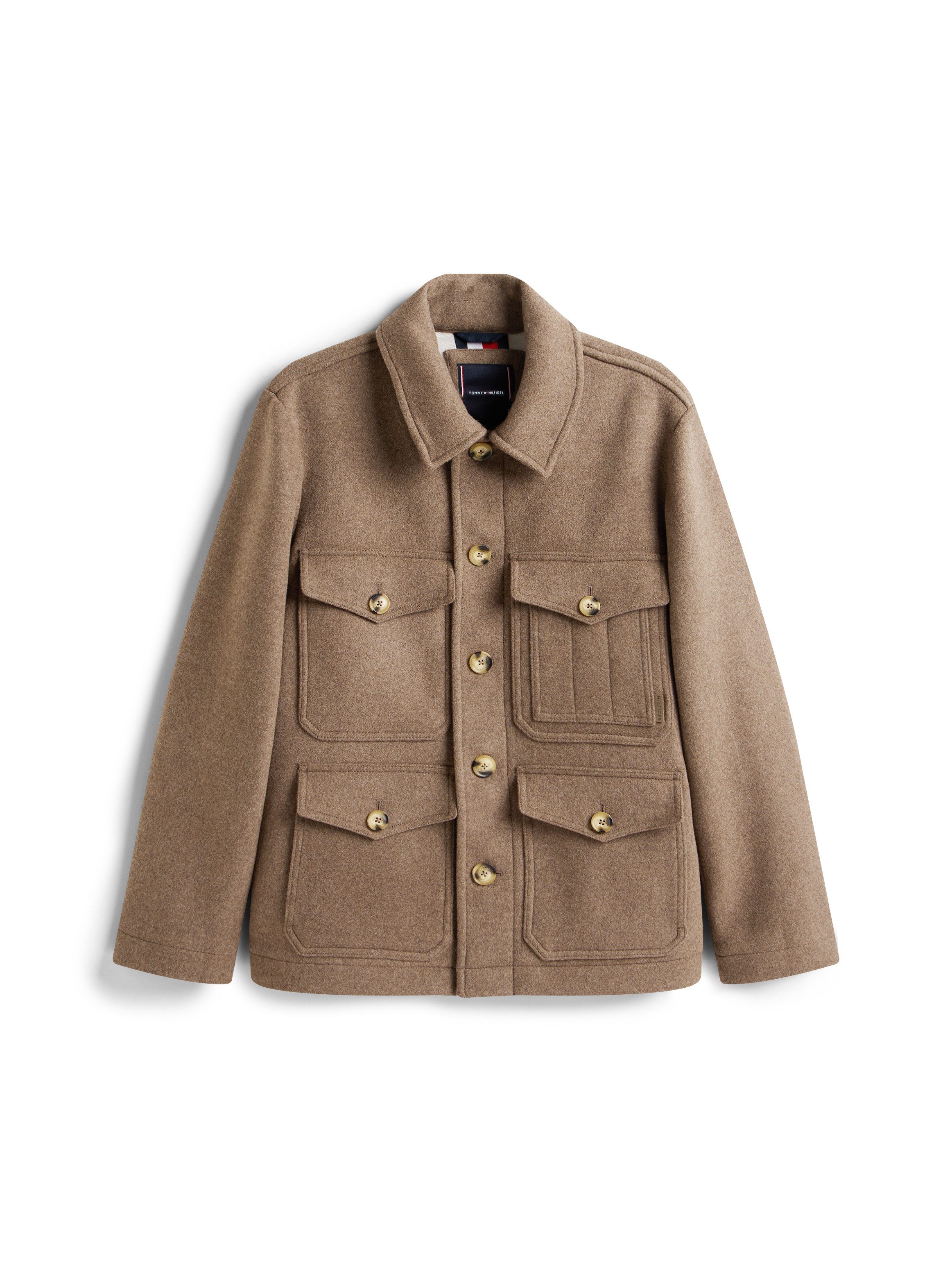 Tommy Hilfiger Wolljacke WOOL JACKET Wolljacke Übergangsjacke, Winterjacke