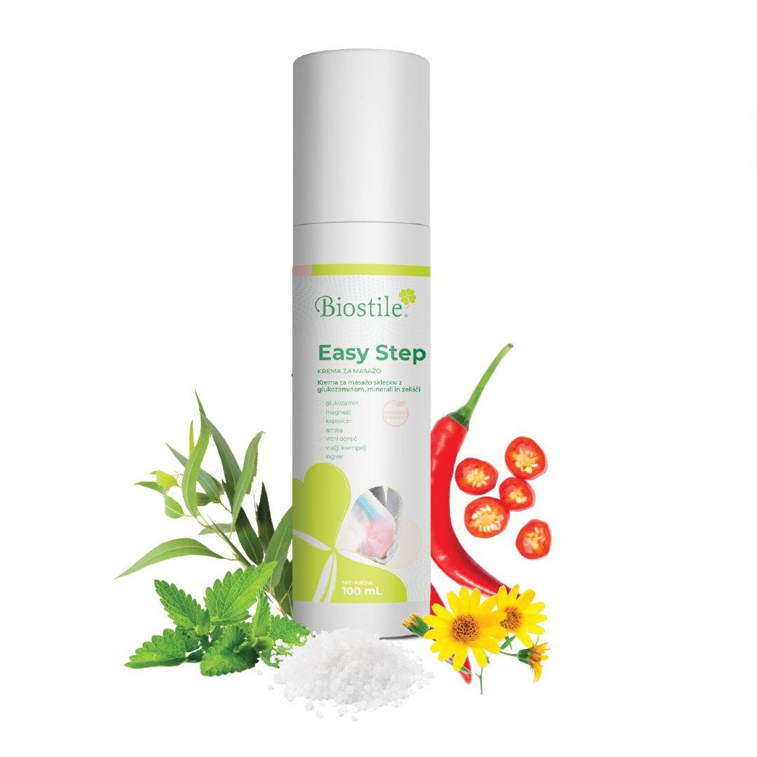 Biostile Capsaicin mit Glucosamin Wärmende Pflege für Muskeln und Gelenke Creme, 1 er 50 g, Wärmeeffekt, Zieht schnell ein, Angenehme Textur, 100 ml